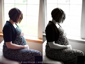 Pregnancy and newborn photo session in West Bend Wisconsin