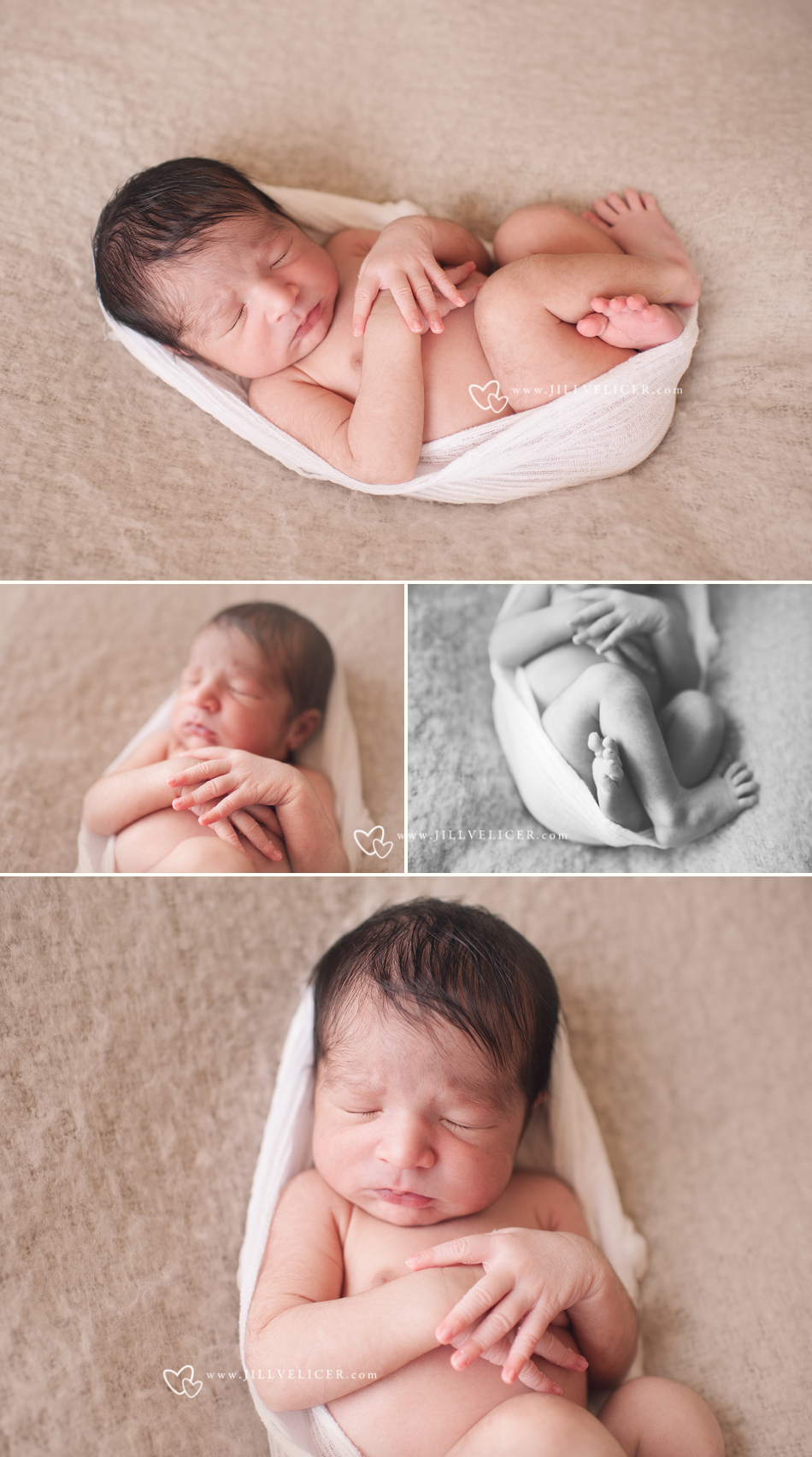 7 day old baby boy ~ Milwaukee Infant newborn photography