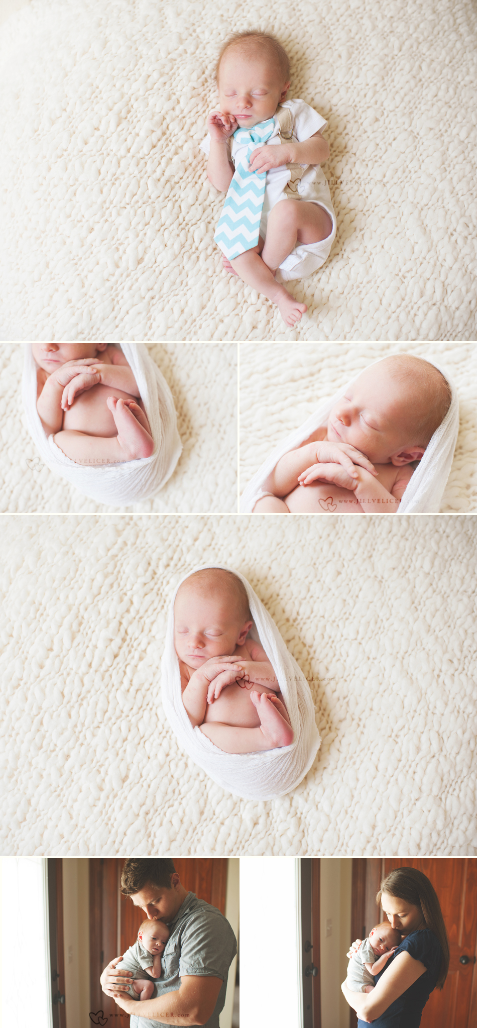 6 day old baby boy  ~ West Bend Newborn baby photography