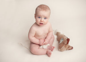 baby boy 6 month studio photos
